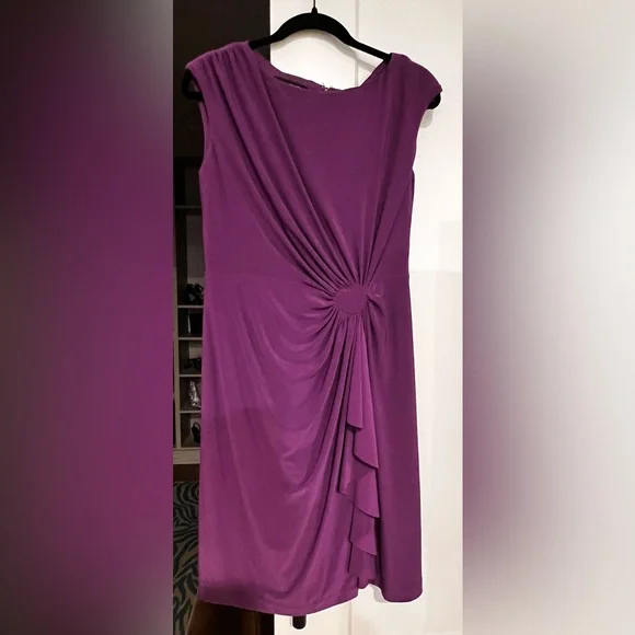 jones new york purple dress Jones New York Violet Dress l 10